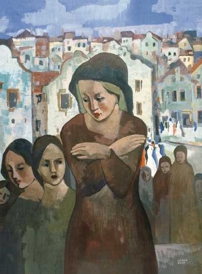 Kádár Béla (1877-1956) The ladies of the city