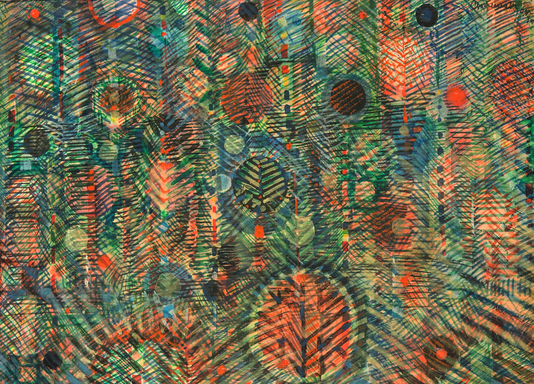Gyarmathy Tihamér (1915-2005) Floral Organism, 1966