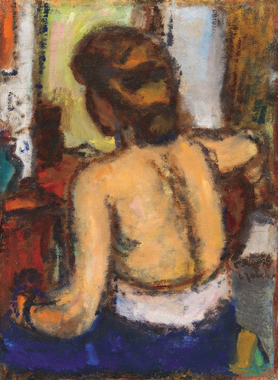Czóbel Béla (1883-1976) Back Nude, 1941