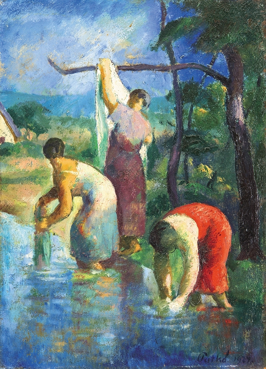 Patkó Károly (1895-1941) By the Stream, 1924