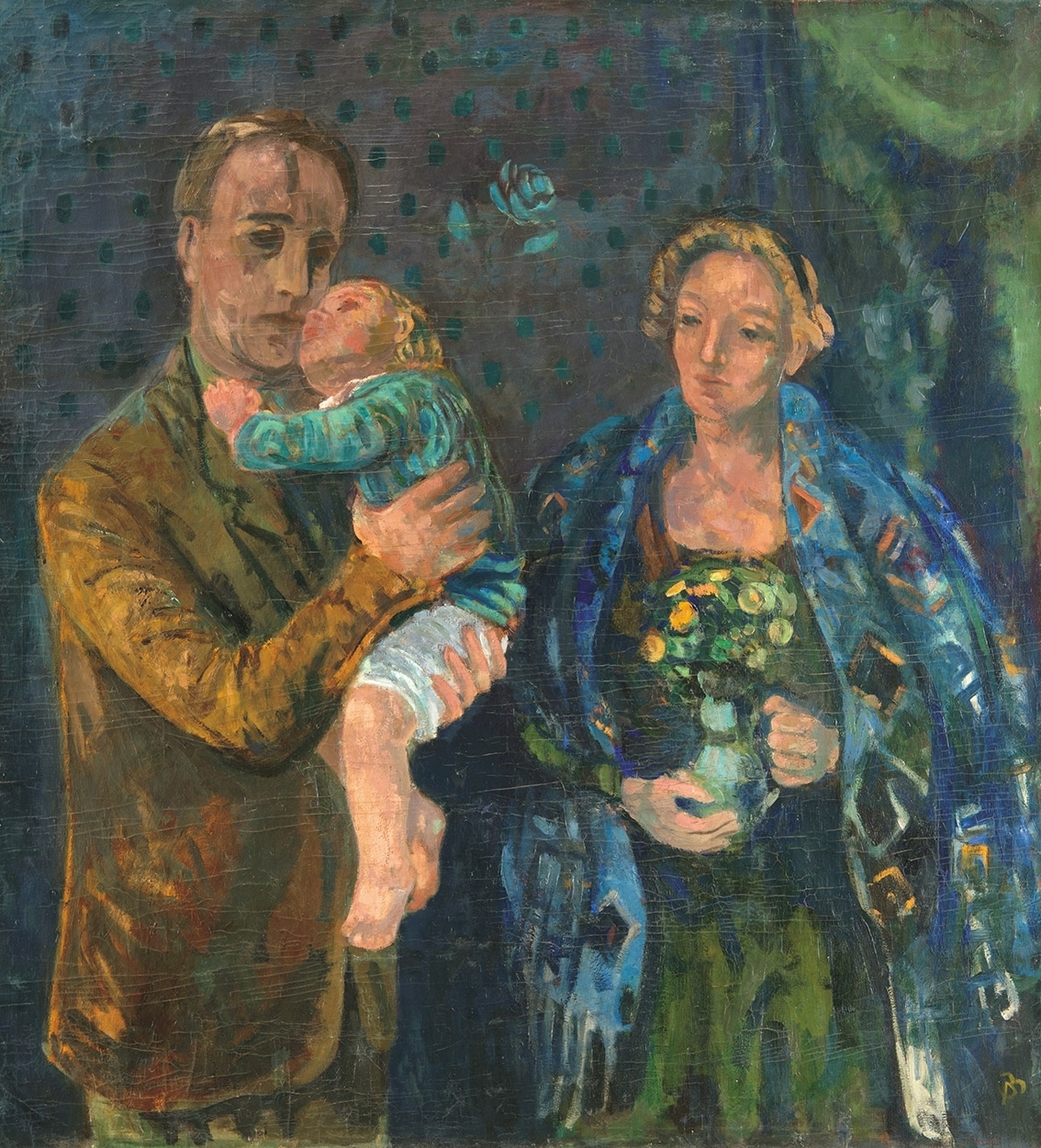 Bernáth Aurél (1895-1982) Family (Self-portrait with Family), 1937