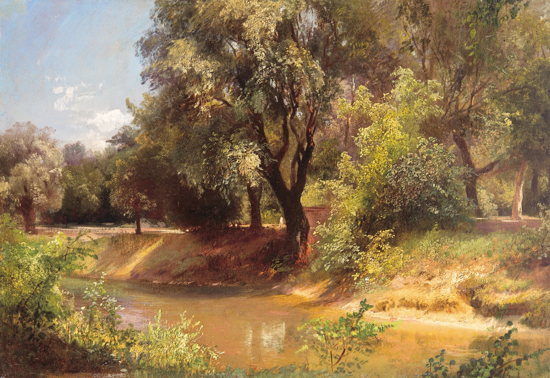 Brodszky Sándor (1819-1901) Bank of the River