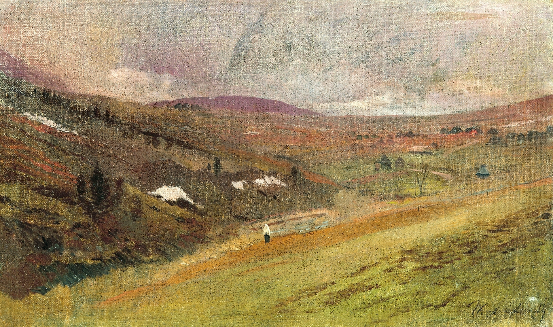 Mednyánszky László (1852-1919) Mountain view