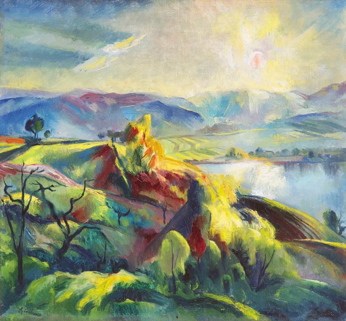 Szőnyi István (1894-1960) Hajnali táj, 1923