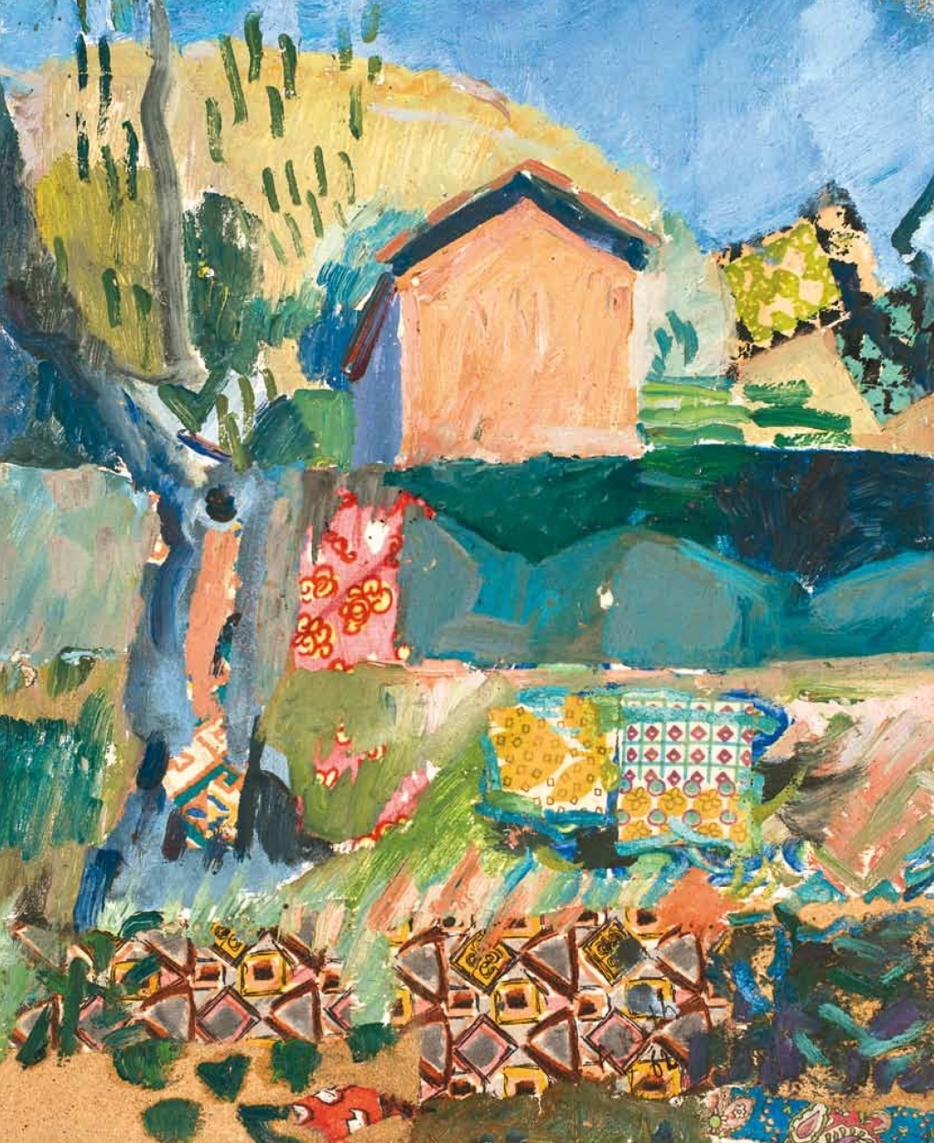 Réth Alfréd (1884-1966) A ház (La maison, A művész háza Tourrettes-sur-Loupban), 1962