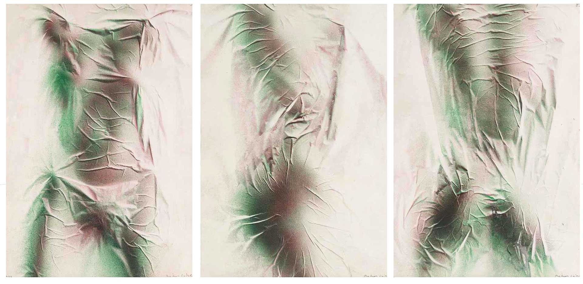Méhes László (1944-) Nude Triptych, 1977