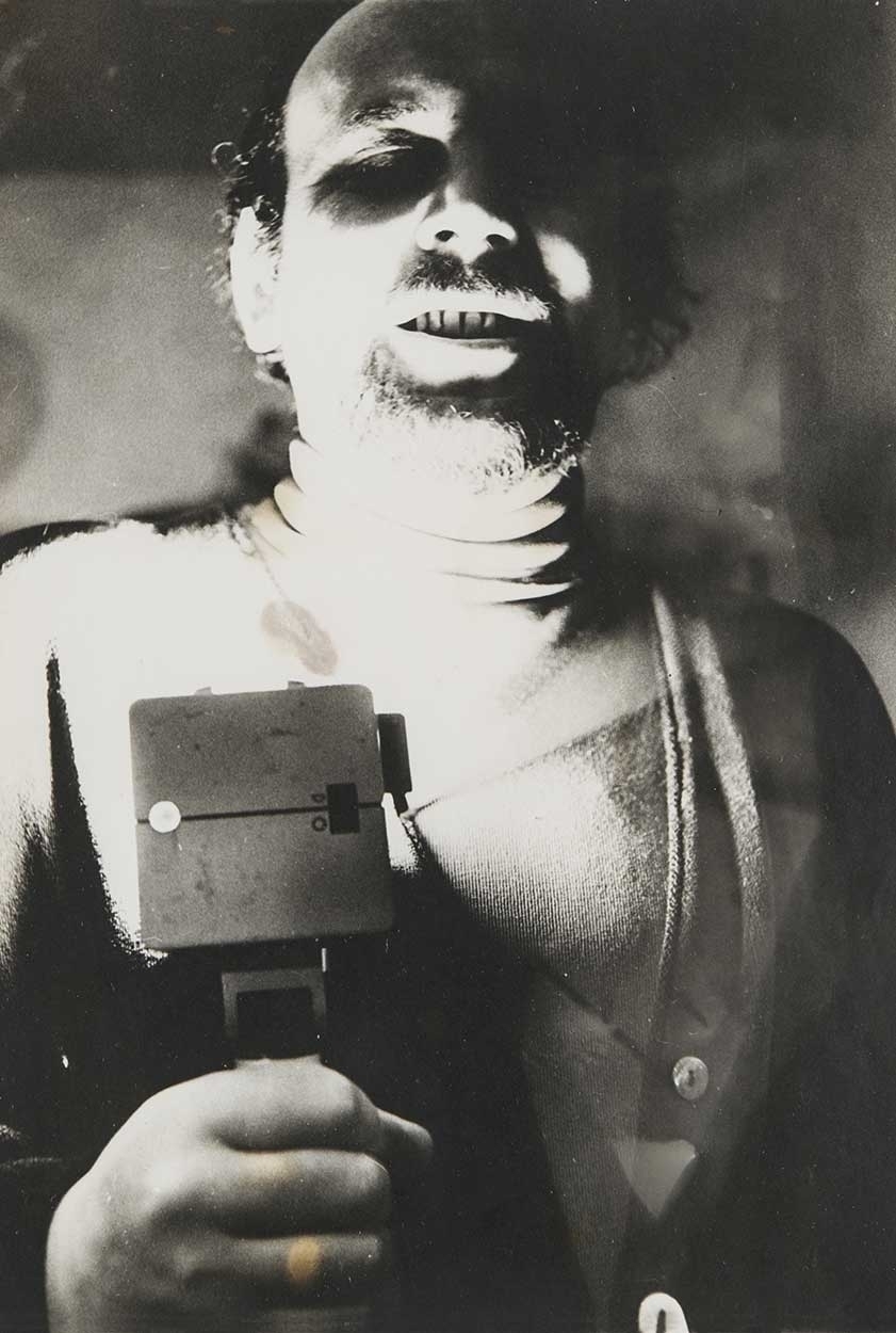 Erdély Miklós 1928-1986 Work-photo for Self-lightening, 1969, Interpretative subtitle: The Light eats the Man