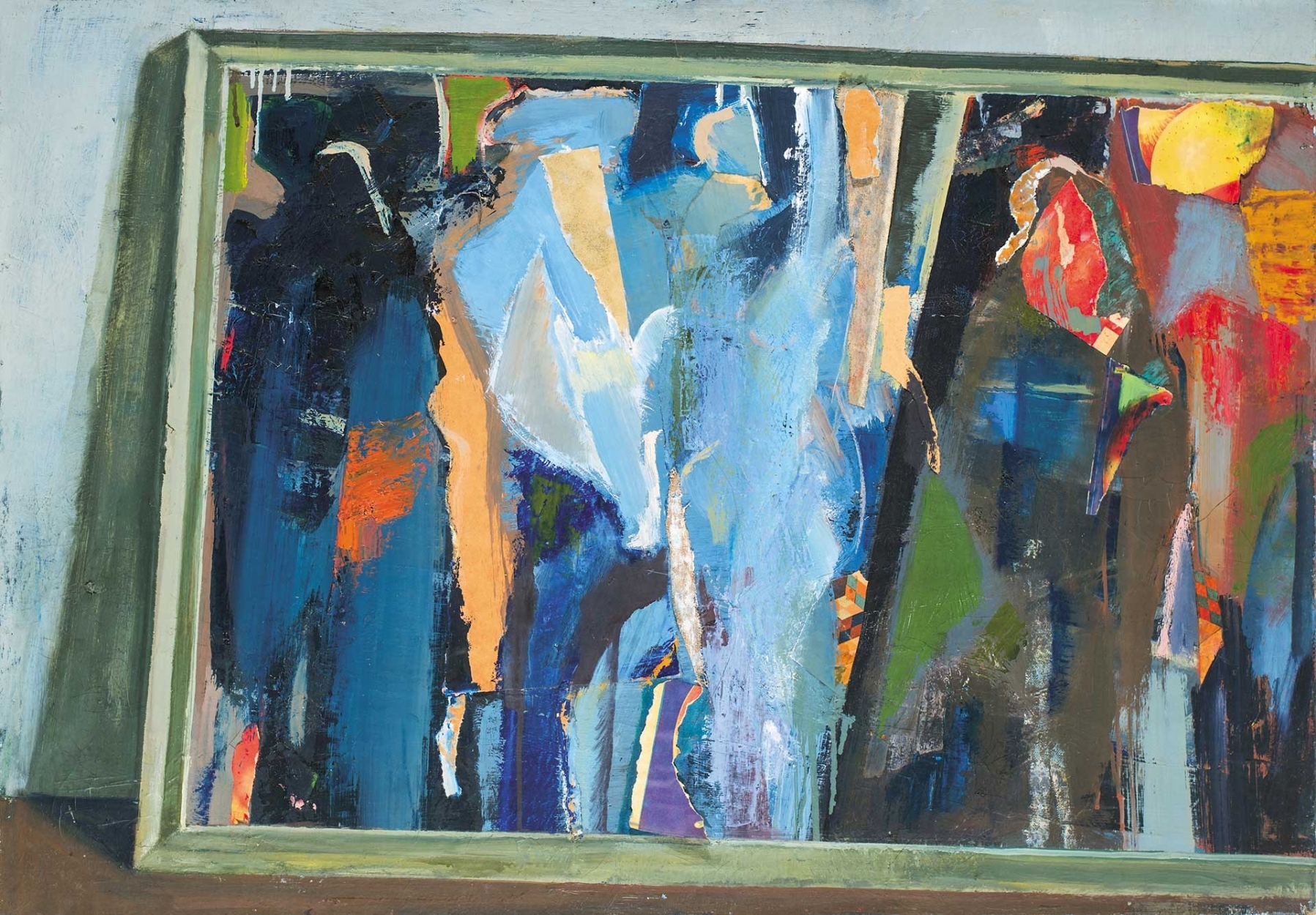 Tolvaly Ernő (1947-2008) Painting in Frame, 1975