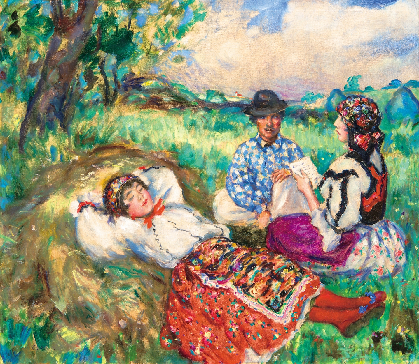 Csók István (1865-1961) Resting