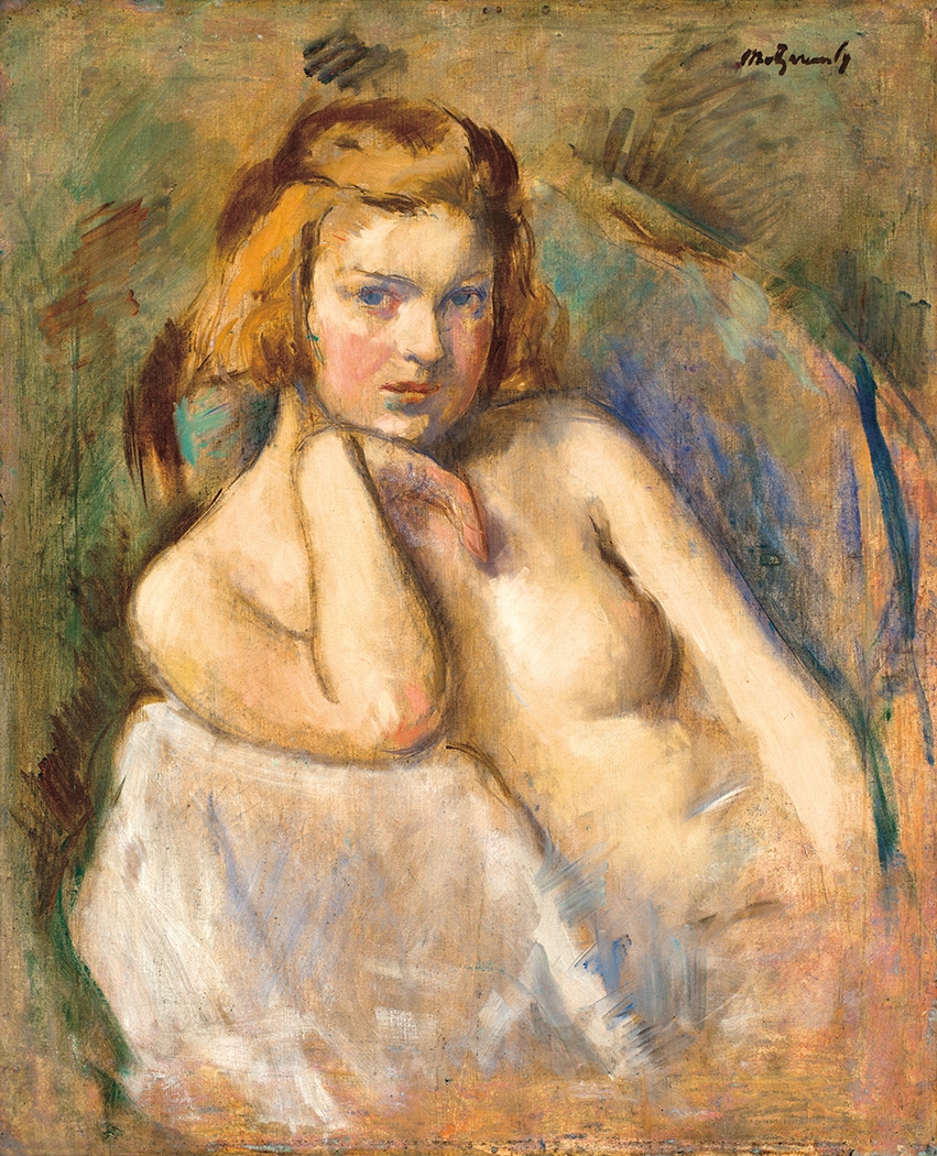 Mattyasovszky Zsolnay László (1885-1935) Female Nude