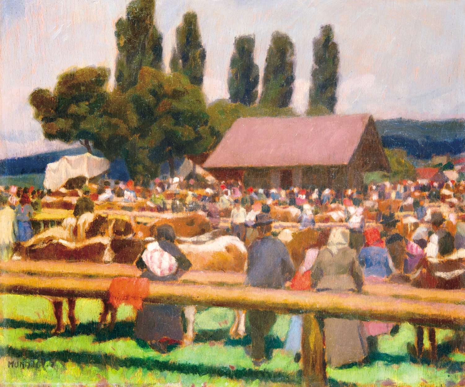 Mund Hugó (1892-1962) Market