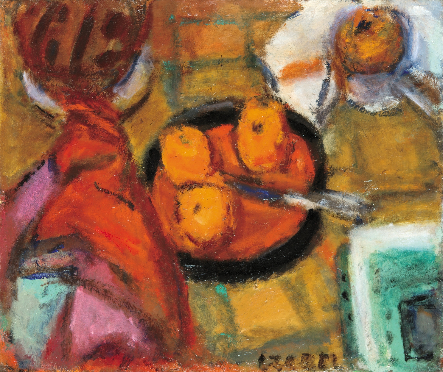 Czóbel Béla (1883-1976) Still-life, from the middle of the 1930s
