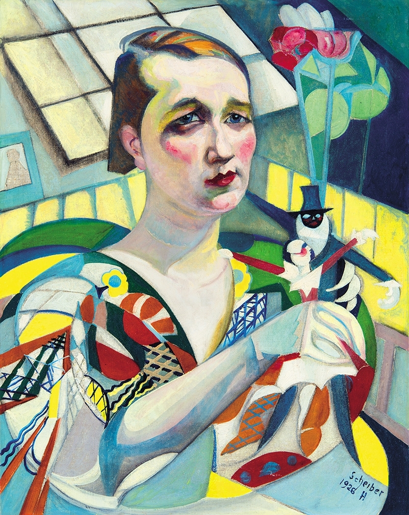 Scheiber Hugó (1873-1950) Portrait of Alexandra Alexandrova Exter, 1926