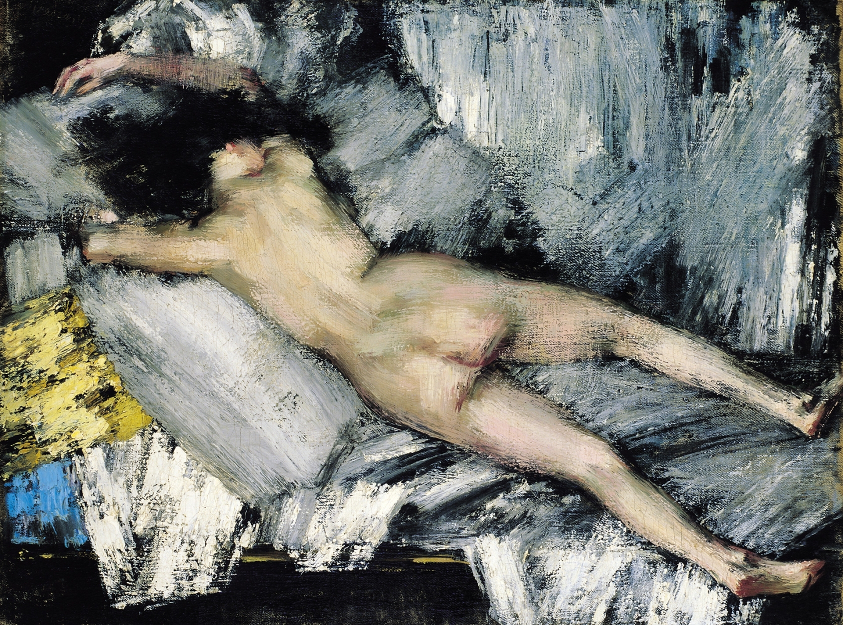 Vaszary János (1867-1939) Nude in the Atelier, around 1920