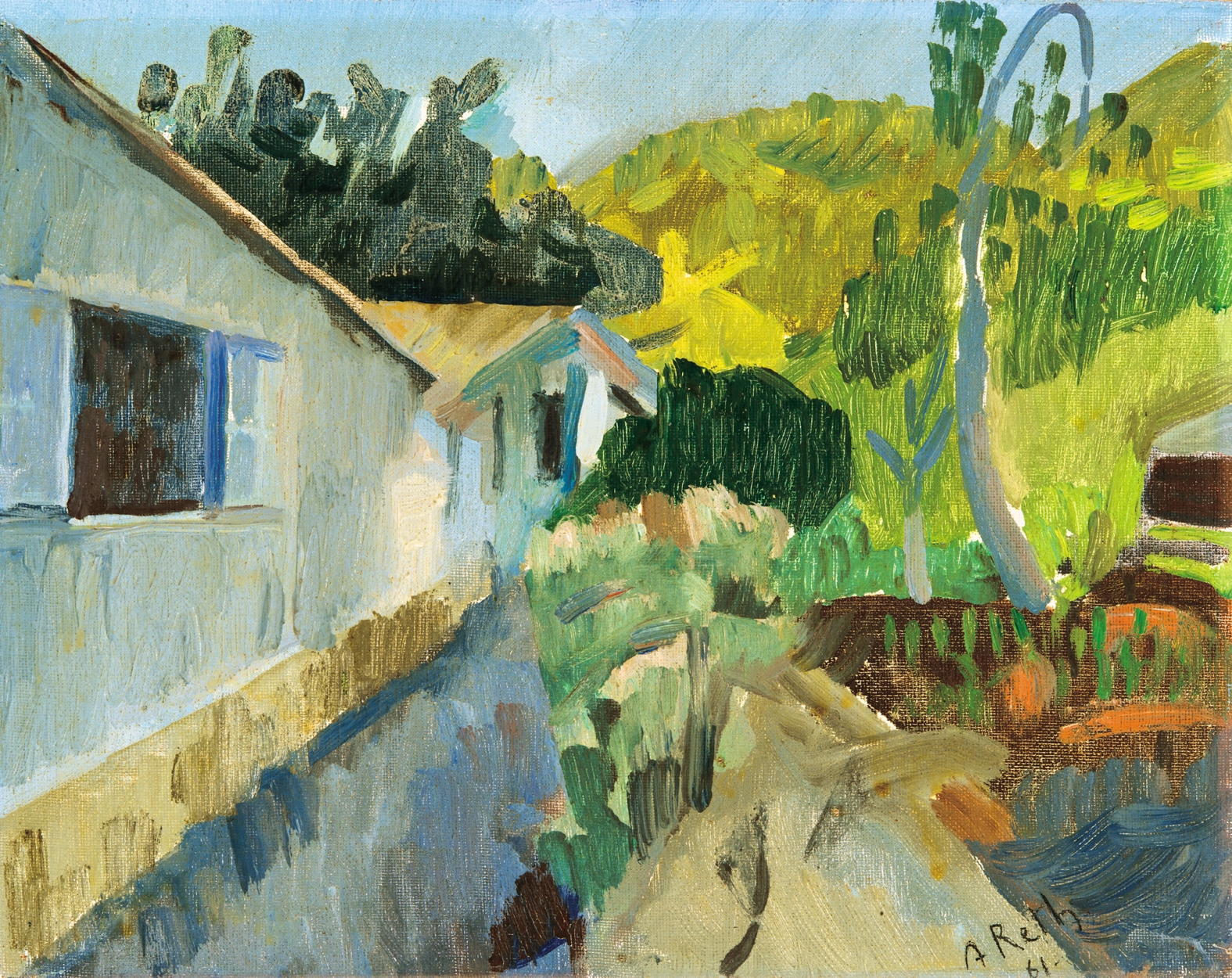 Réth Alfréd (1884-1966) Tourrettes-sur-Loup (Réth Alfréd háza), 1961