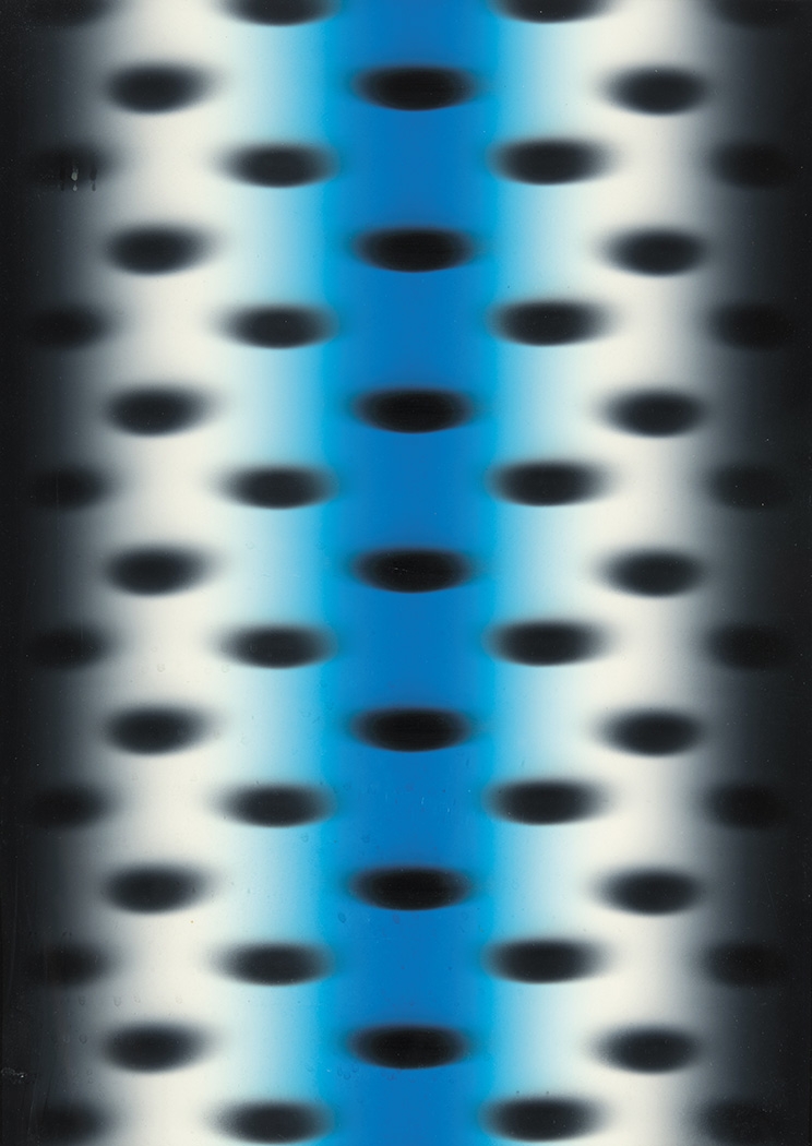 Hencze Tamás (1938-2018) Structure (blue), 1970