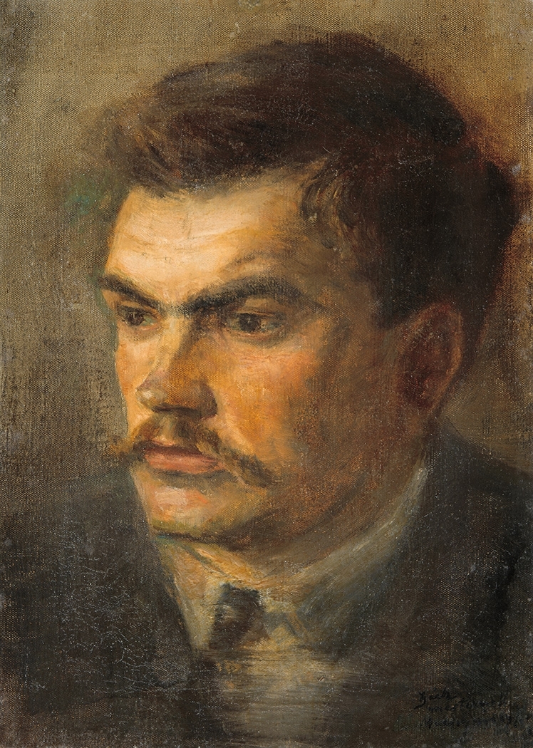 Mednyánszky László (1852-1919) Portait of a Man