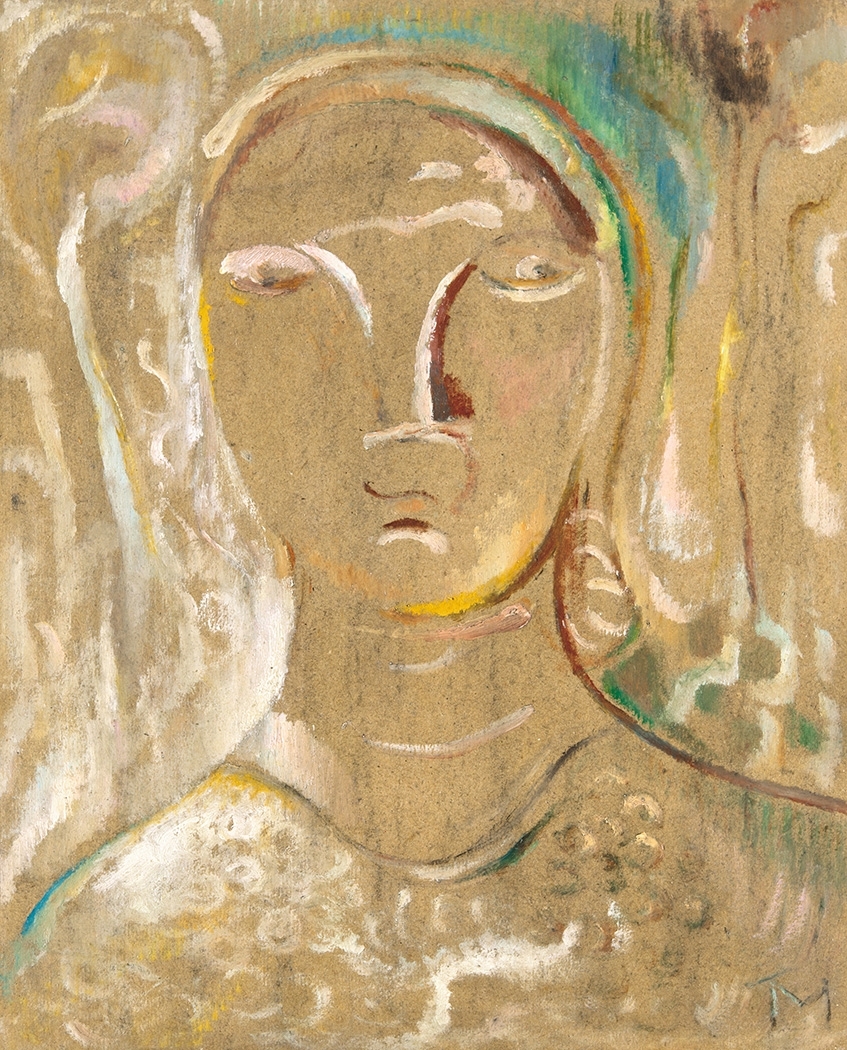 Tóth Menyhért (1904-1980) Head of a Woman