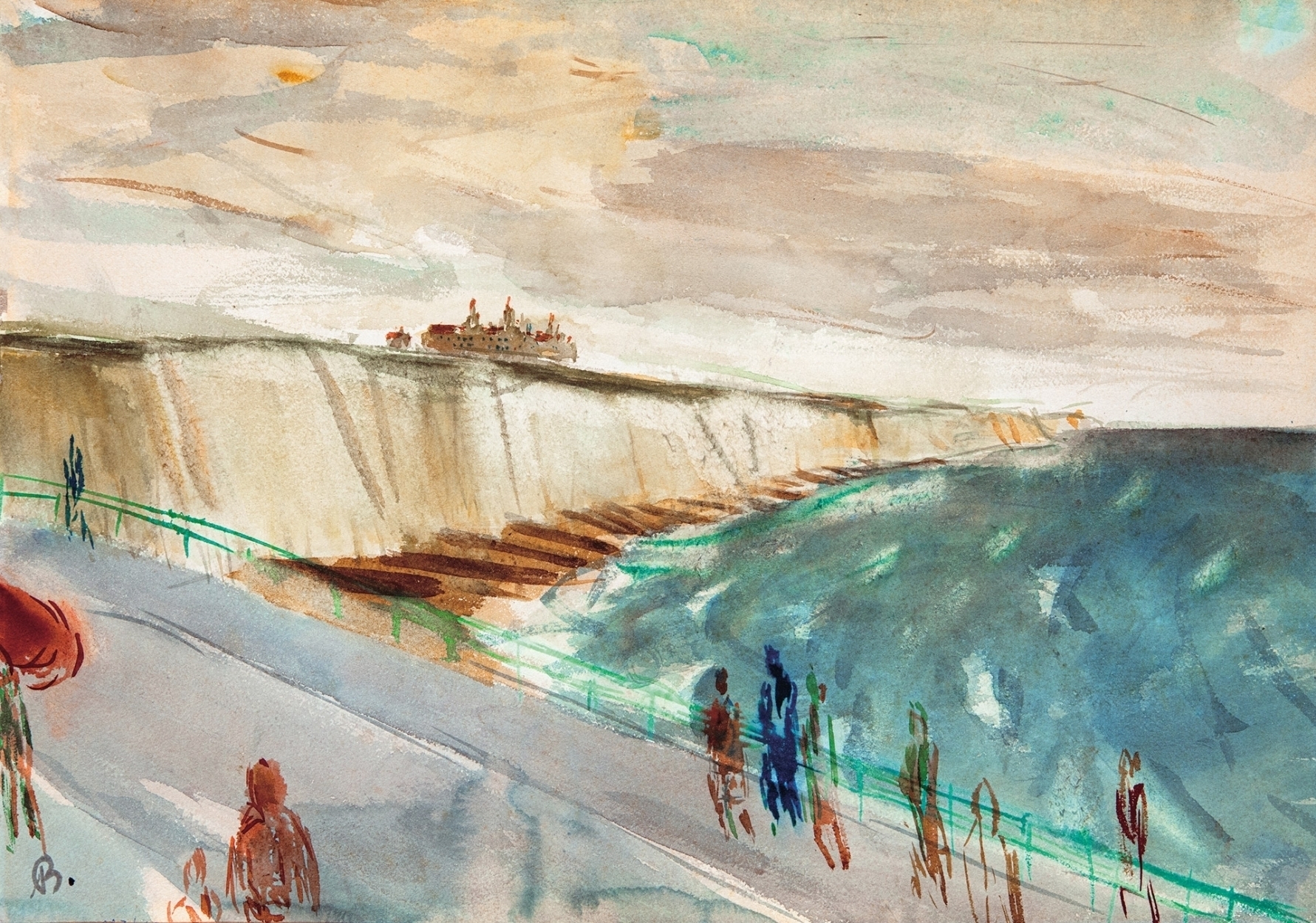 Bernáth Aurél (1895-1982) Anglia partja, 1962