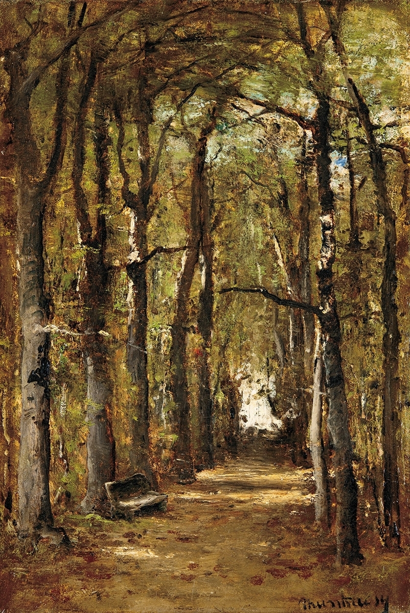 Munkácsy Mihály (1844-1900) Alley, 1873