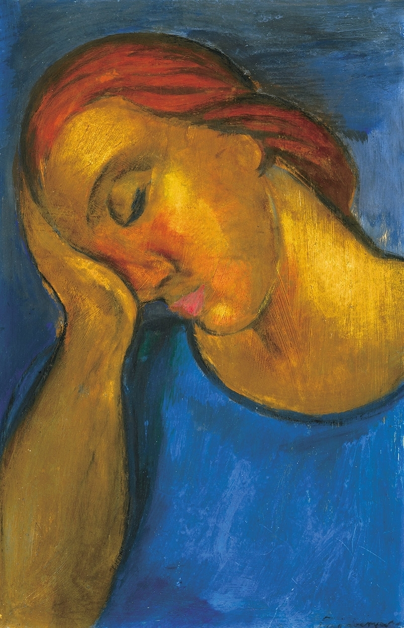 Schönberger Armand (1885-1974) Girl Asleep