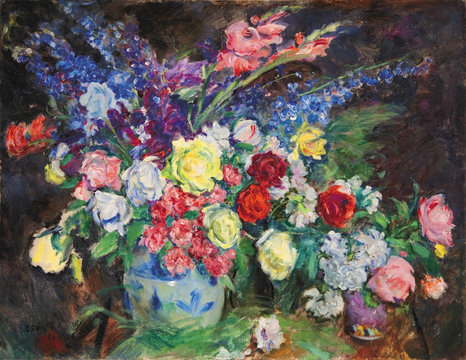 Csók István (1865-1961) Virágcsendélet, 1926