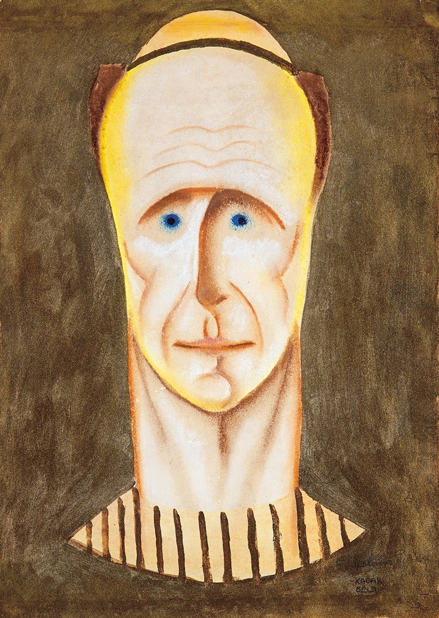 Kádár Béla (1877-1956) Self-portrait with Golden Background, around 1928