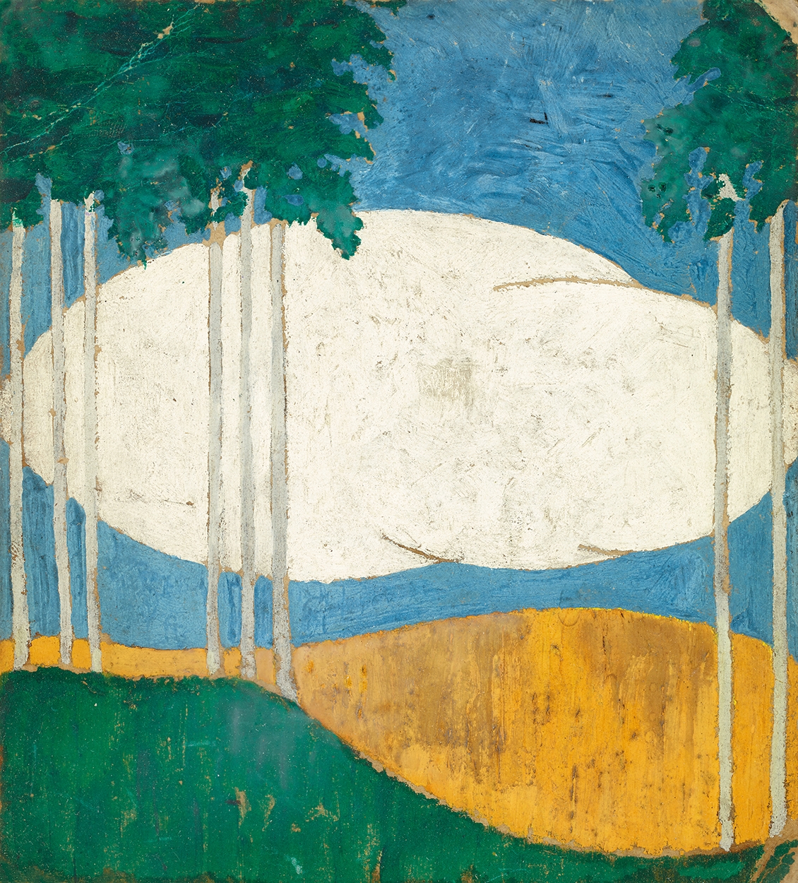 Weininger Andor 1899-1986 Trees, Clouds and the Ground, c. 1915-1920