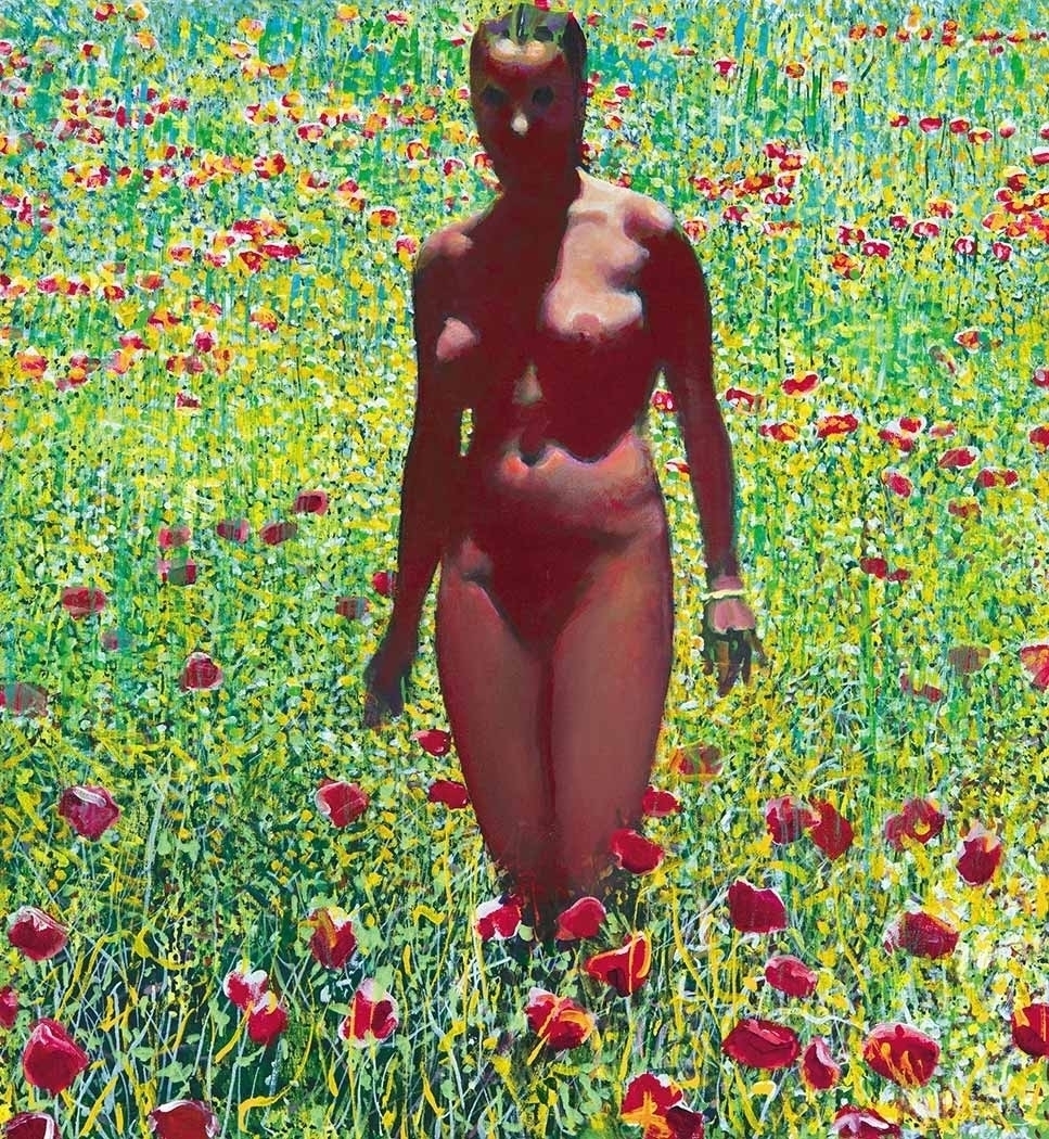 Konkoly Gyula (1941-) Susanna among Poppies, 2002