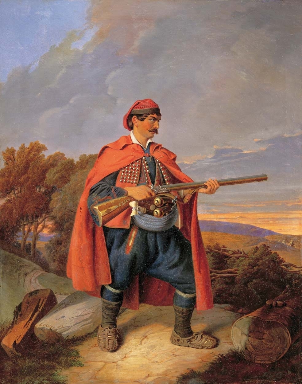 Canzi Ágost (1808-1866) Rebel of Jelacic, 1849
