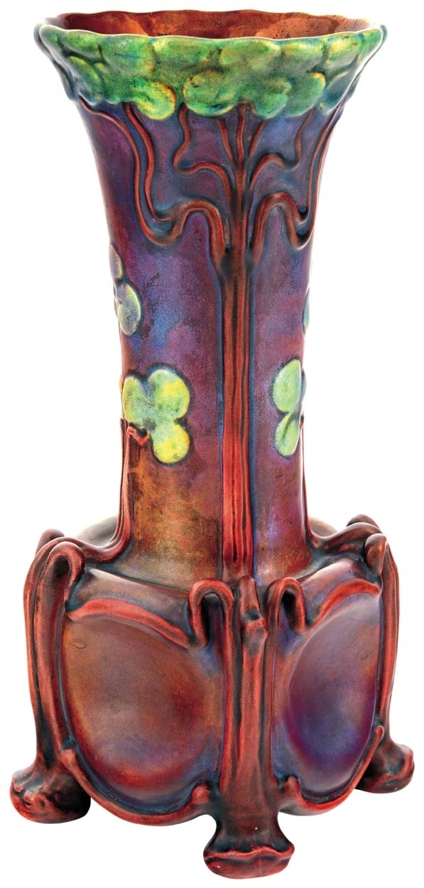 Zsolnay Tölgyfa-váza, Zsolnay, 1900
