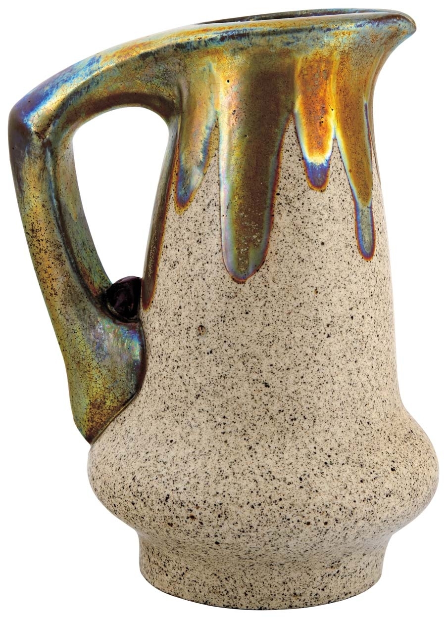 Zsolnay Grés Pitcher with Berries, Zsolnay, 1903