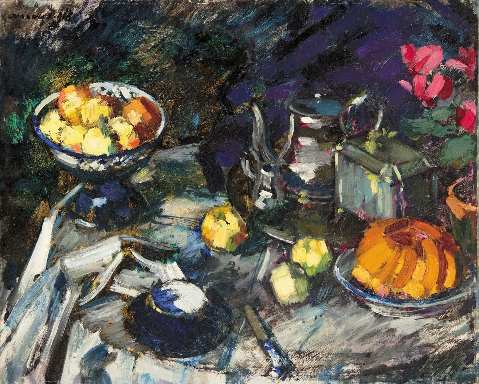 Vaszary János (1867-1939) Breakfast Table, 1918
