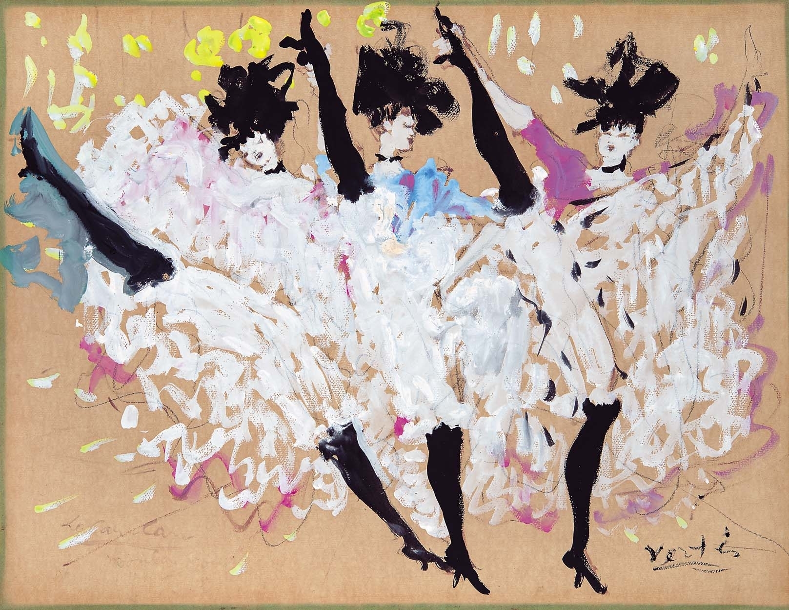 Vértes Marcell (1895-1961) Can-Can in the Moulin Rouge