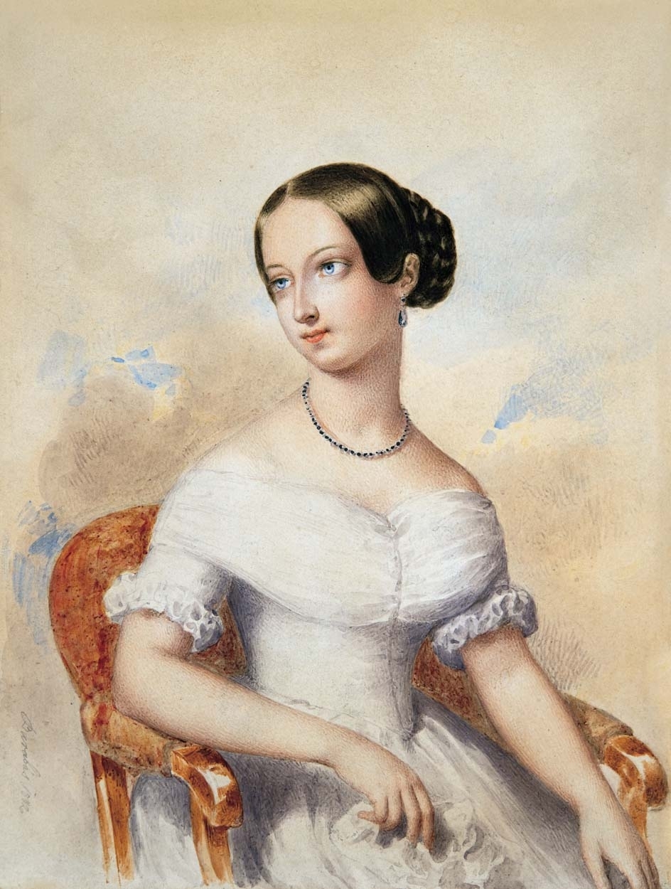 Barabás Miklós (1810-1898) Young Lady, 1842