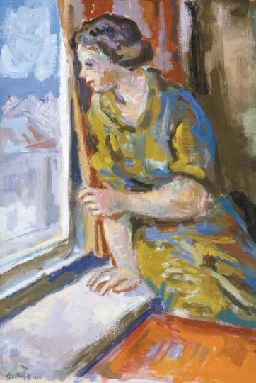 Bortnyik Sándor (1893-1976) At the window, 1947
