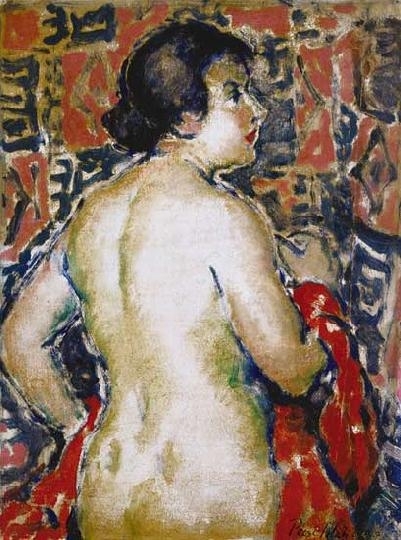 Pécsi Pilch Dezső (1888-1949) Female nude, 1927