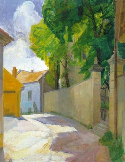 Szobotka Imre (1890-1961) Street in Szentendre, 1934