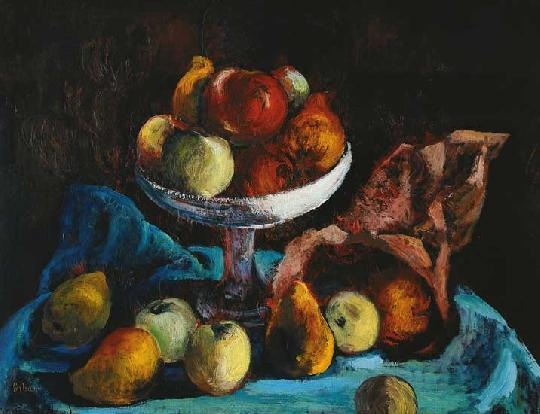 Orbán Dezső (1884-1987) Still life with fruits