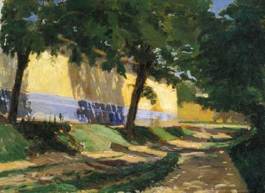 Litteczky Endre (1880-1953) A shady road