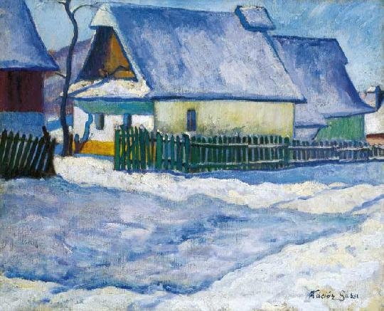 Kádár Géza (1878-1952) Nagybányai tél