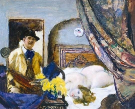 Csók István (1865-1961) Műteremsarok, 1920-as évek vége