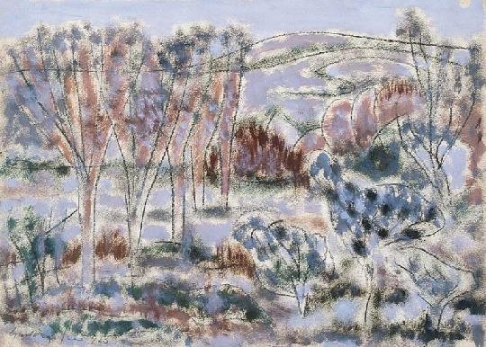 Gadányi Jenő (1896-1960) Lyrical landscape, 1953