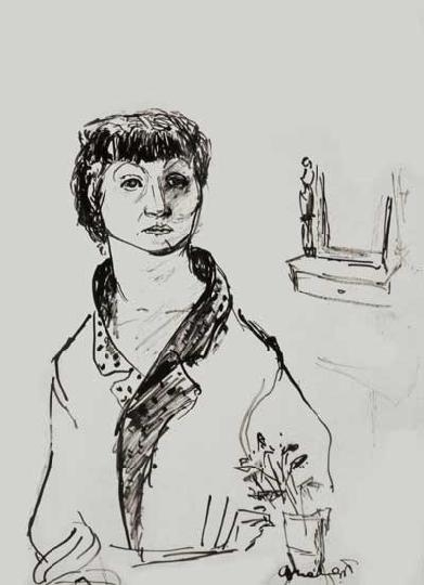 Anna Margit (1913-1991) Önarckép