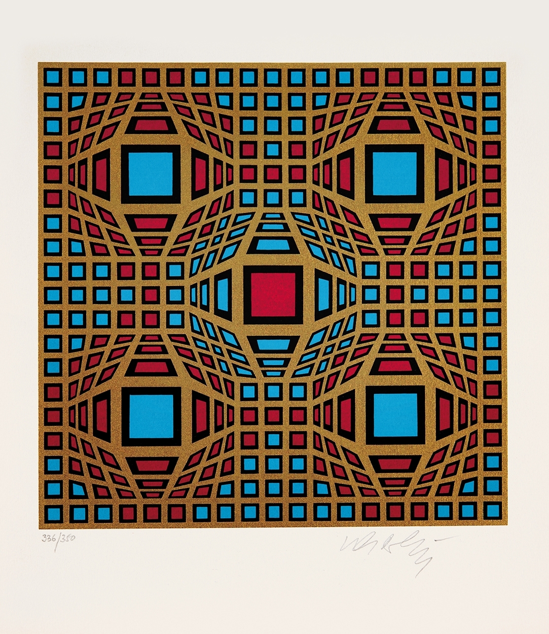 Vasarely Victor (1906-1997) Composition