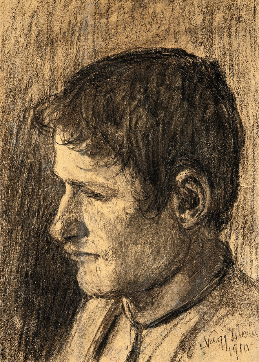 Nagy István (1873-1937) Fiú portré, 1910