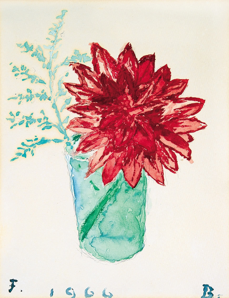 Ferenczy Béni (1890-1967) Flower Still-life, 1966