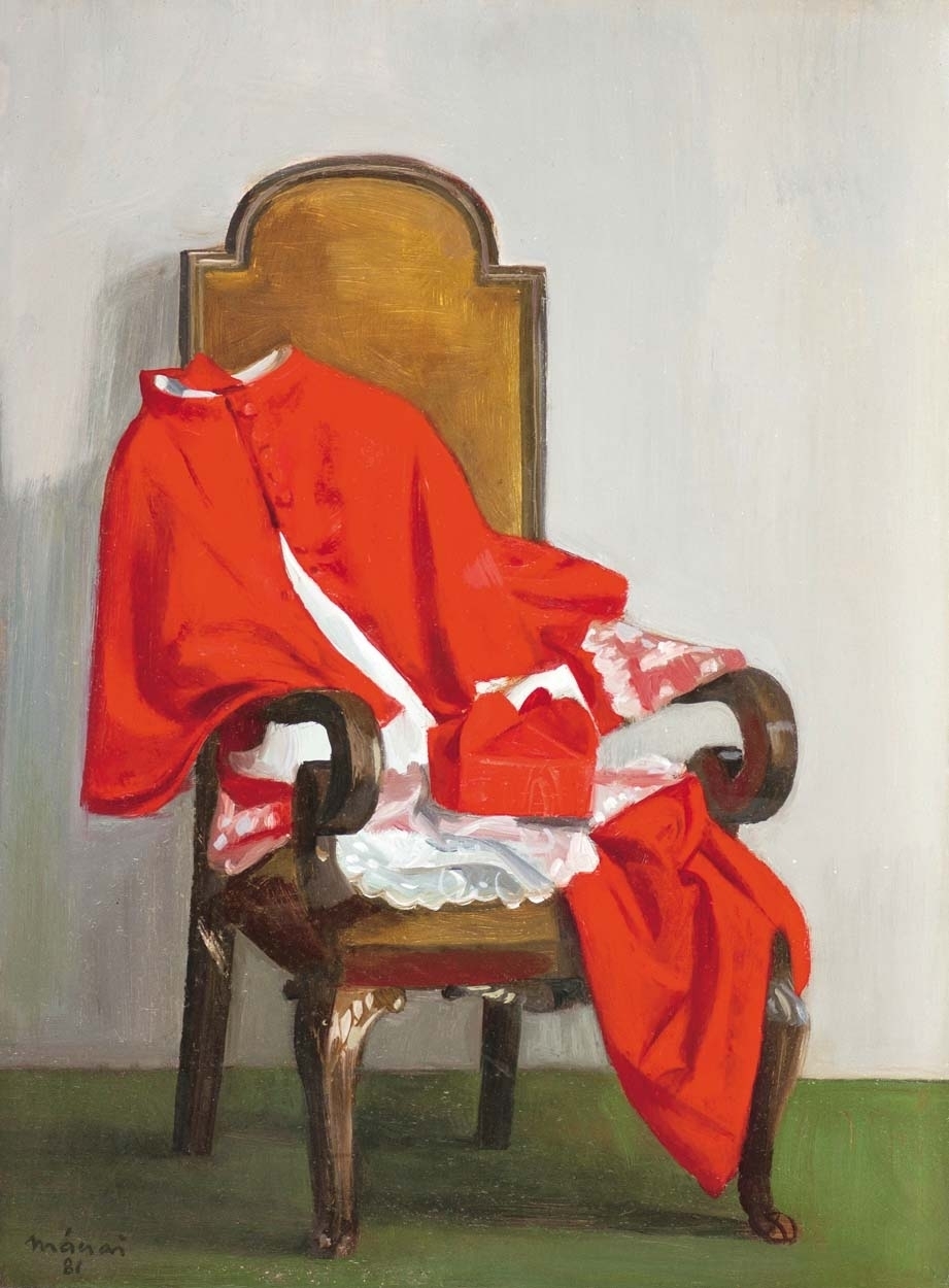 Mácsai István (1922-2005) The Cardinal's Dress, 1981