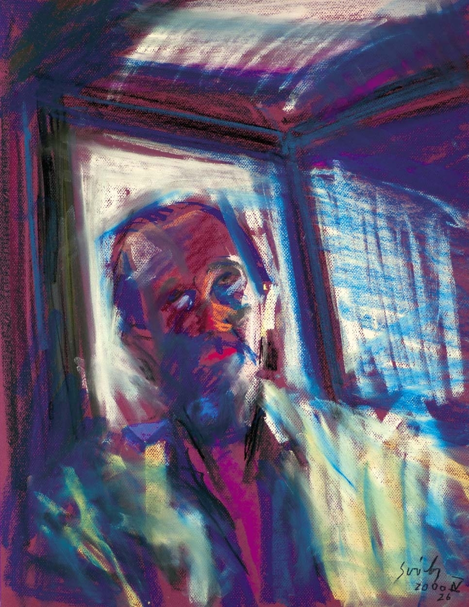 Sváby Lajos (1935-2020) Self-portrait, 2000