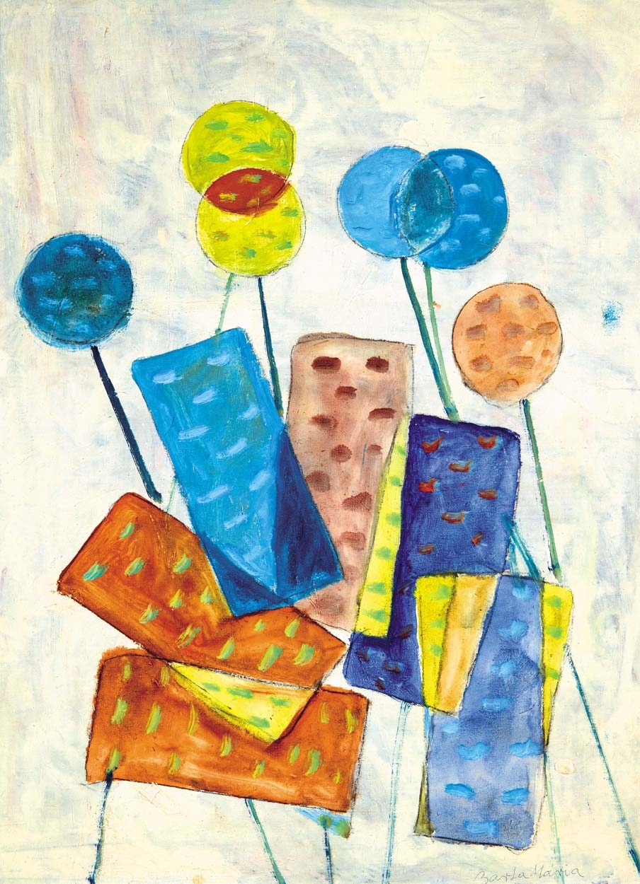 Barta Mária (1897-1969) Balloons